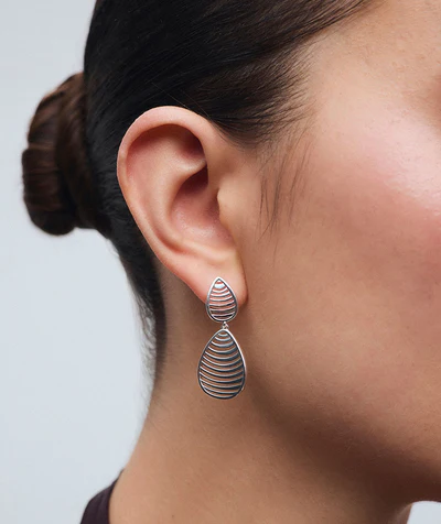 Detalle Pendientes Calados Gota Nereida Vidal & Vidal